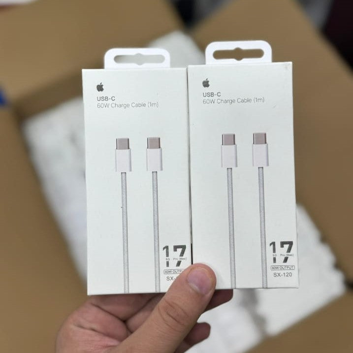USB-C to USB-C 60W Fast Charging Cable – 1m